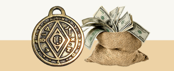 Coin amulet money good luck