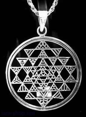 Metal amulet that attracts good luck in the form of a pendant