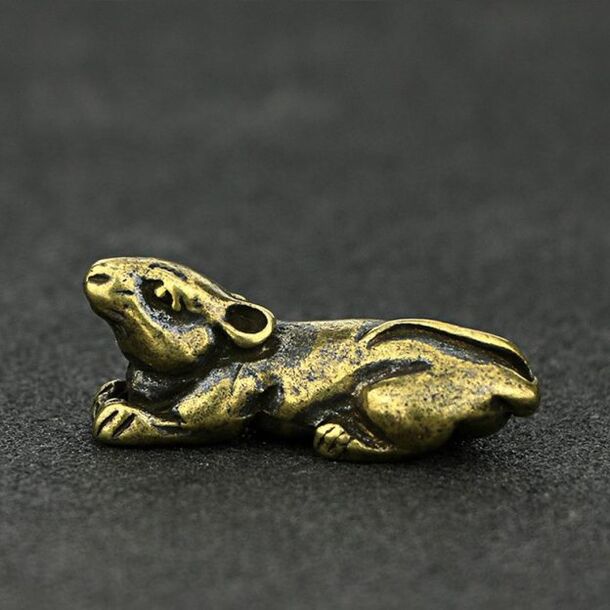Decorative mouse - symbol of luck and prosperity