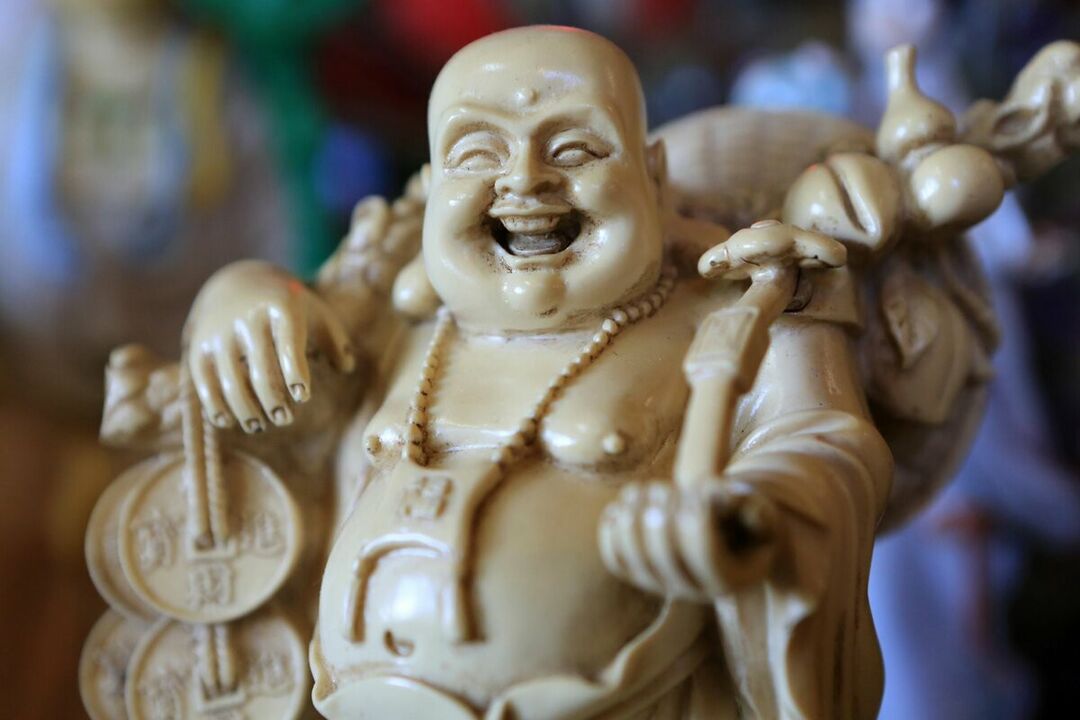 amulet of family health and happiness - the buddha laughs