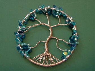 Self-made amulets made of natural materials