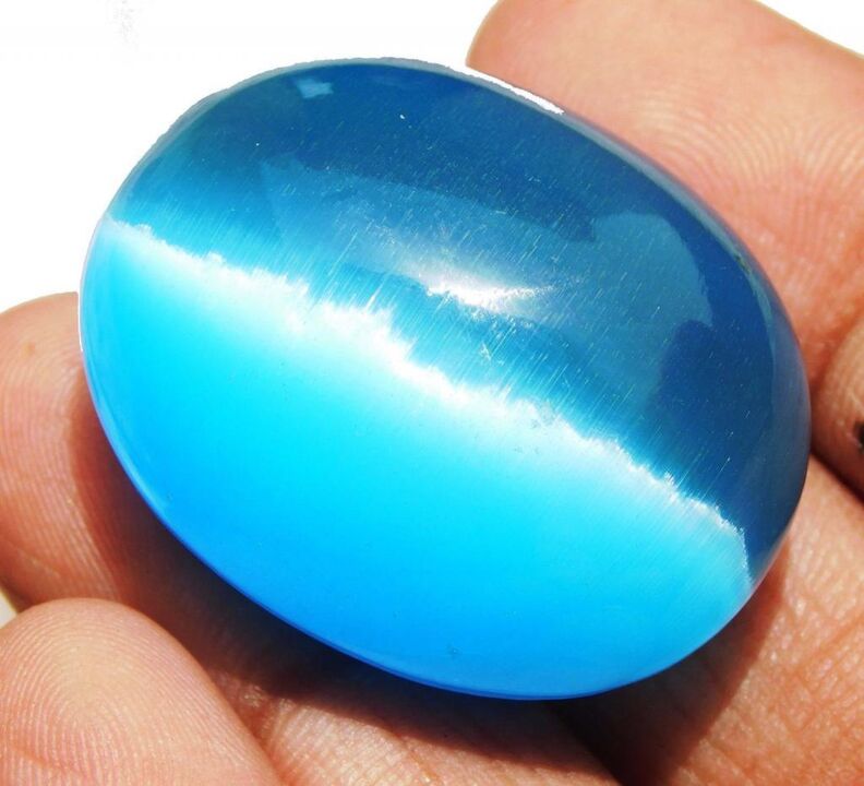 Cat's eye stone as a lucky charm