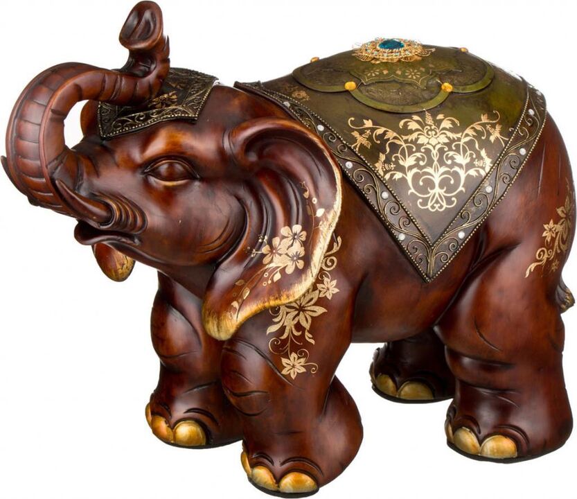 Elephant statue as a good luck charm